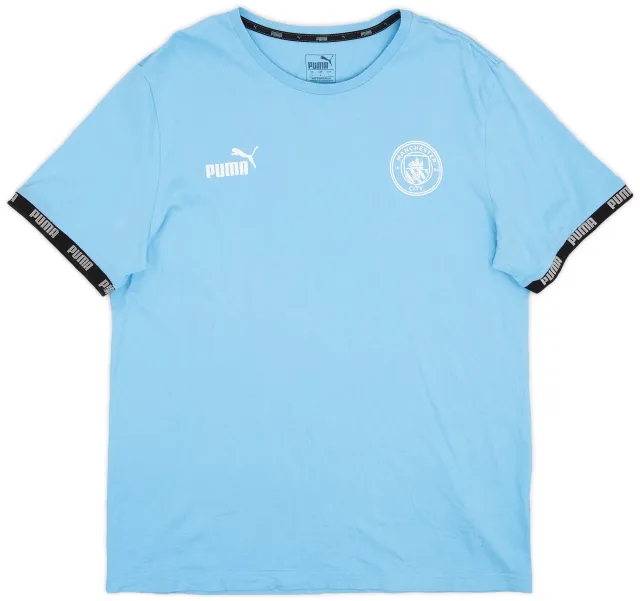 2019-20 Manchester City Puma Cotton Tee - 8/10 - (L)