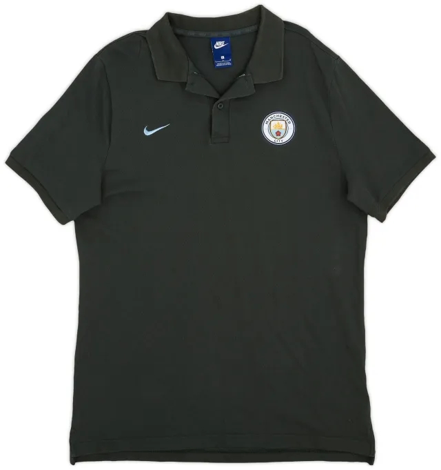 2017-18 Manchester City Nike Polo Shirt - 9/10 - (L)