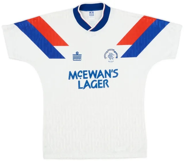 Admiral 1990-92 Rangers Away Shirt - 8/10 - (M)