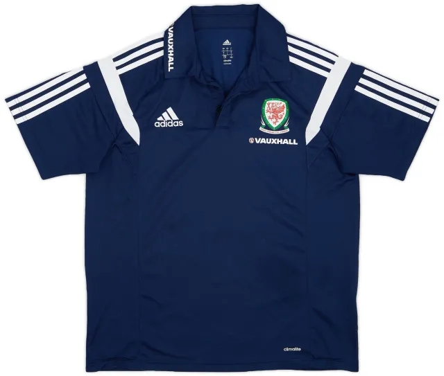 2013-14 Wales adidas Polo Shirt - 9/10 - (L)