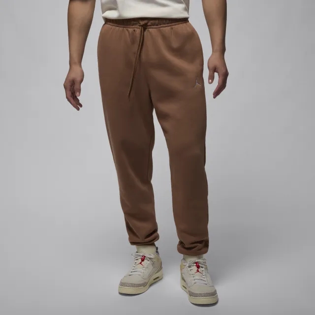 Nike Jordan Brooklyn Fleece Men's Trousers - Brown - Cotton/Polyester