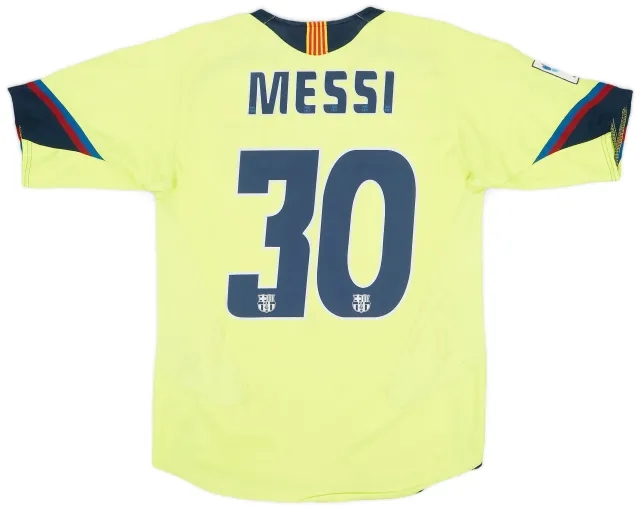Nike 2005-06 Barcelona Away Shirt Messi #30 - 7/10 - (S)