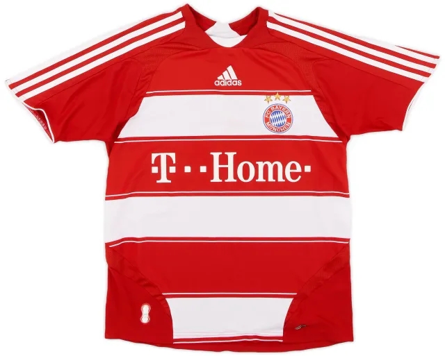 adidas 2007-08 Bayern Munich Home Shirt - 6/10 - (XL.Boys)