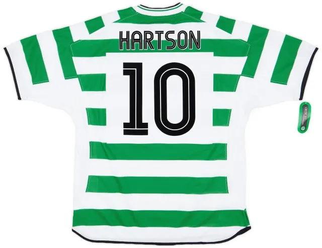 Umbro 2001-03 Celtic Home Shirt Hartson #10 (XL)