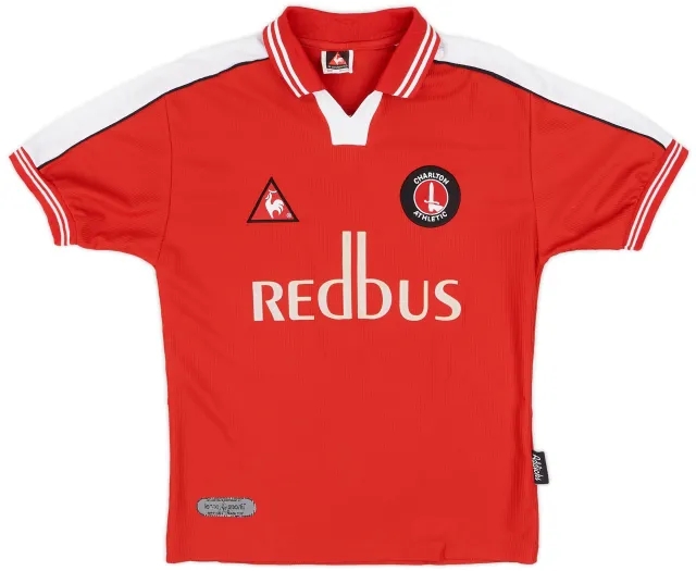 LeCoqSportif 2000-01 Charlton Home Shirt - 8/10 - (S.Boys)