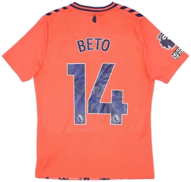Hummel 2023-24 Everton Away Shirt Beto #14 (S)