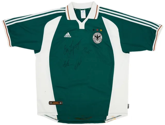 adidas 2000-02 Germany Signed Away Shirt - 6/10 - (XXL)
