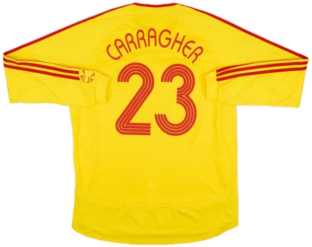 adidas 2006-07 Liverpool Away L/S Shirt Carragher #23 (L)