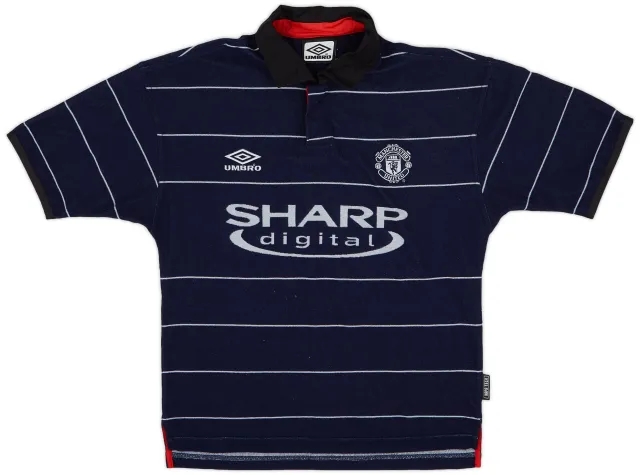 Umbro 1999-00 Manchester United Away Shirt - 8/10 - (Y)