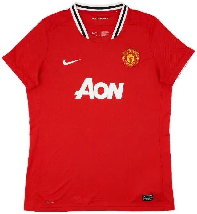 Nike 2011-12 Manchester United Home Shirt - 8/10 - (Women's L)