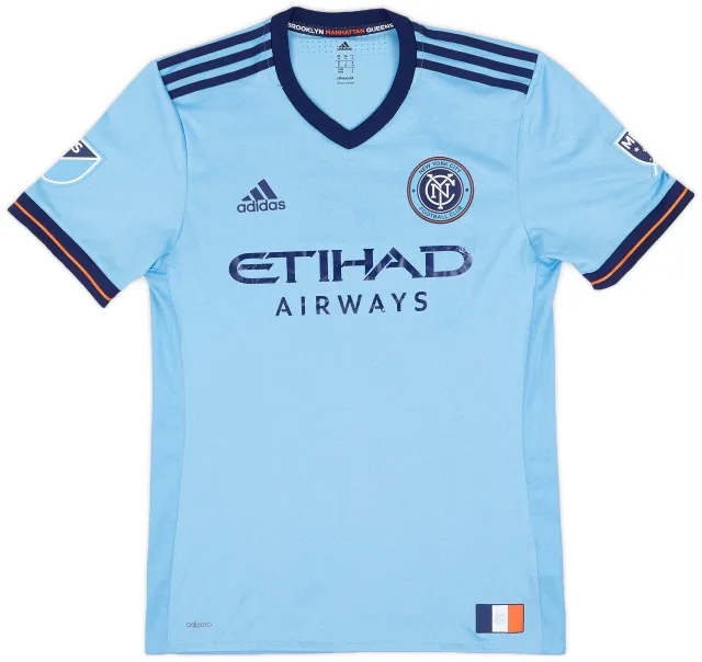 adidas 2017-18 New York City Authentic Home Shirt - 6/10 - (M)