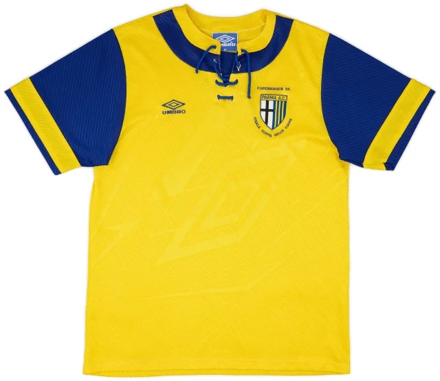 Umbro 1993-95 Parma 'Finale Coppa delle Coppe Copenhagen 94' Away Shirt - 8/10 - (M)