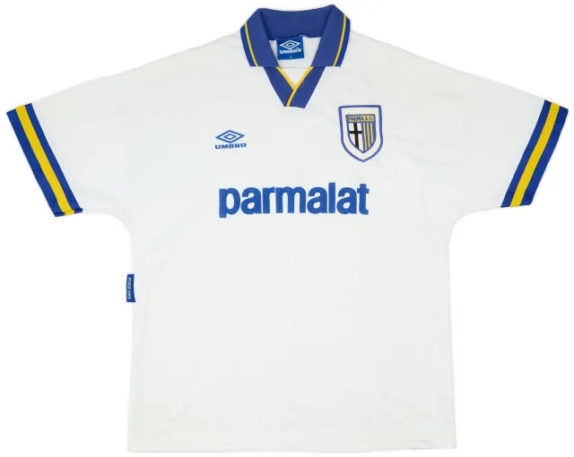 Umbro 1993-95 Parma Home Shirt - 8/10 - (XL)
