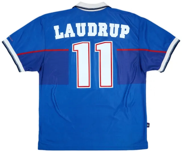Nike 1997-99 Rangers Home Shirt Laudrup #11 - 8/10 - (L)