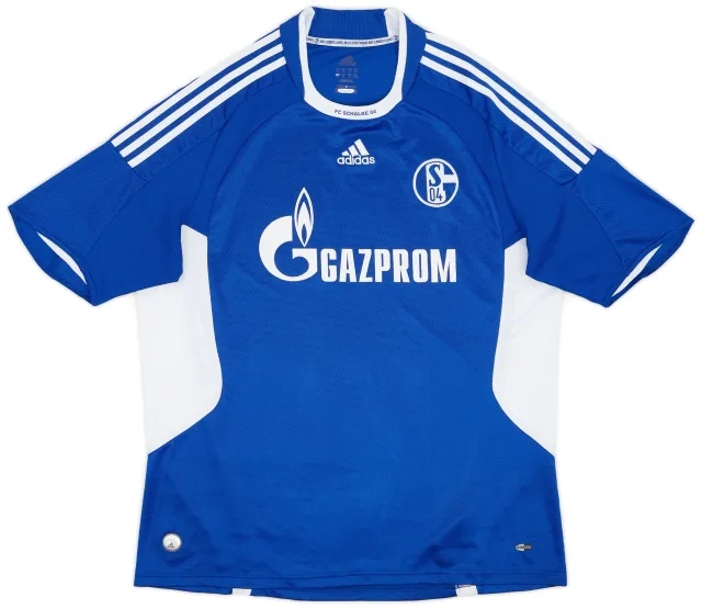 adidas 2008-10 Schalke Home Shirt - 7/10 - (XL)