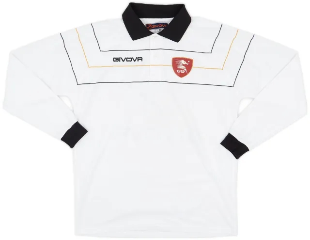 Polo Shirts 2014-15 Salernitana Givova Polo L/S Shirt - 9/10 - (L)