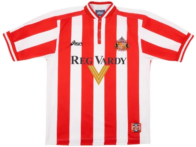 Asics 1999-00 Sunderland Signed Home Shirt - 6/10 - (M)