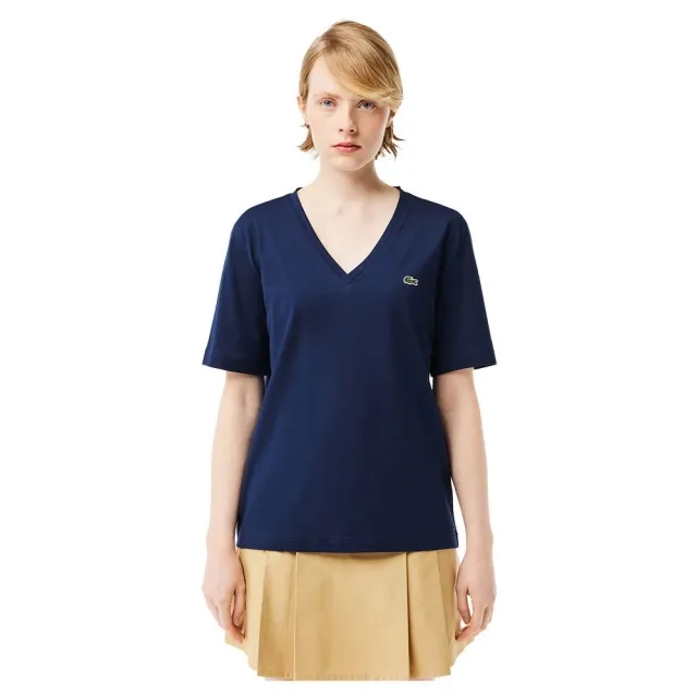 Lacoste Tf7300 Short Sleeve V Neck T-shirt