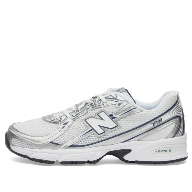 New Balance Unisex 740 in Blue/White/Grey Suede/Mesh