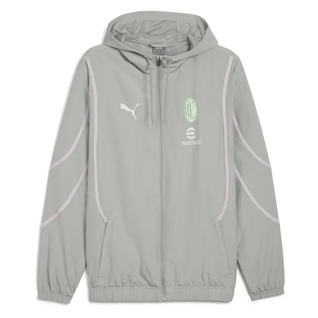 Puma MILAN PREMATCH 2024/25 JACKET WITH ZIPPER AND HOOD