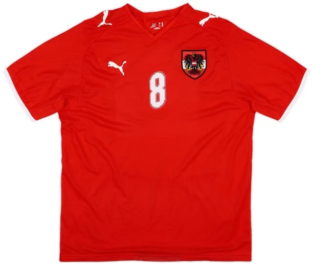 Puma 2008-09 Austria Home Shirt #8 - 8/10 - (XL)