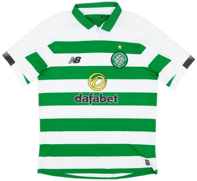 NewBalance 2019-20 Celtic Home Shirt - 9/10 - (L)
