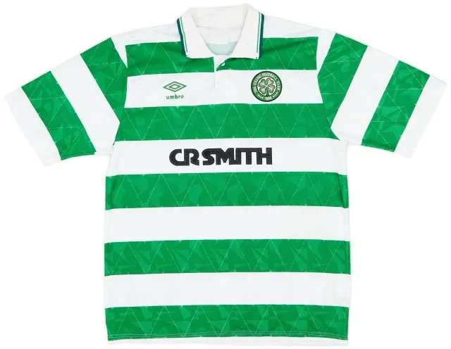 Umbro 1989-91 Celtic Home Shirt - 7/10 - (L)