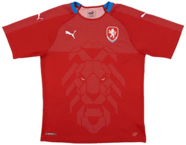 Puma 2018 Czech Republic Home Shirt - 8/10 - (L)