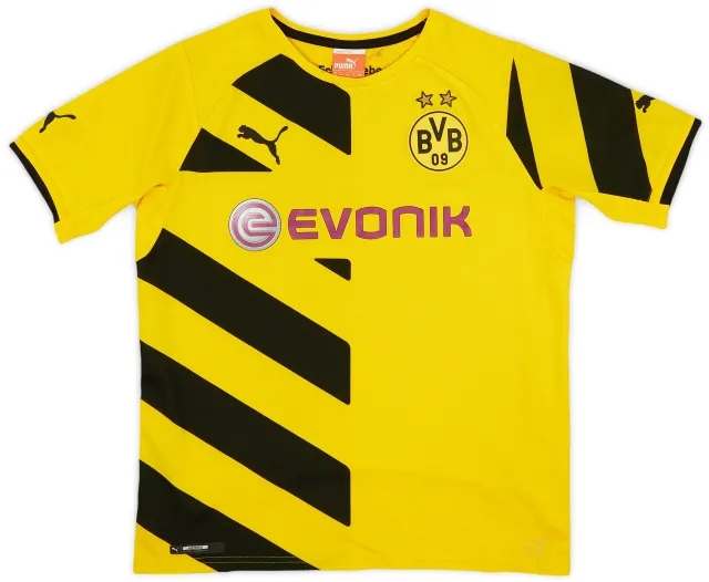 Puma 2014-15 Borussia Dortmund Home Shirt - 7/10 - (XL.Boys)