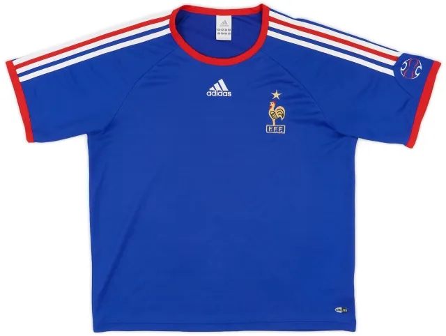 2006-08 France adidas Training Shirt - 8/10 - (L)