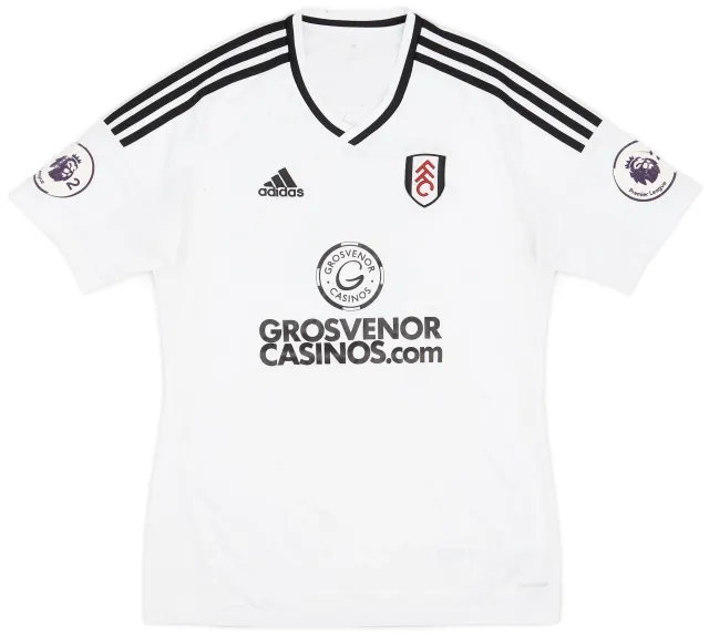 adidas 2017-18 Fulham Match Worn Home Shirt #6