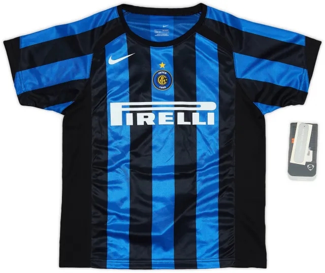 Nike 2005-06 Inter Milan Home Shirt (6-7 Years)