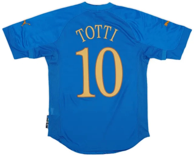 Puma 2004-06 Italy Home Shirt Baggio #10 - 8/10 - (S)