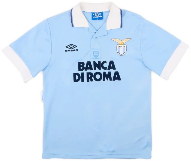 Umbro 1993-95 Lazio Home Shirt - 8/10 - (S)