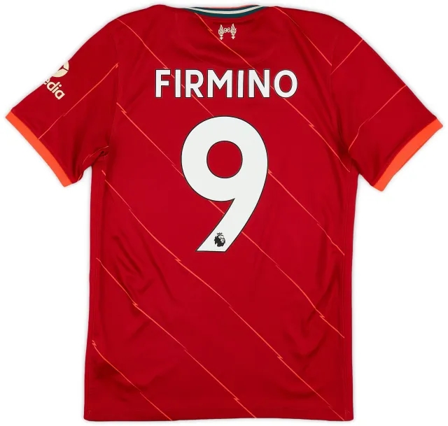 Nike 2021-22 Liverpool Home Shirt Firmino #9 - 9/10 - (S)