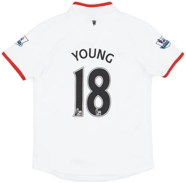 Nike 2012-14 Manchester United Away Shirt Young #18 - 7/10 - (S.Boys)
