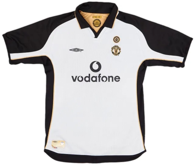 Umbro 2001-02 Manchester United Centenary Away/Third Shirt - 6/10 - (L.Boys)