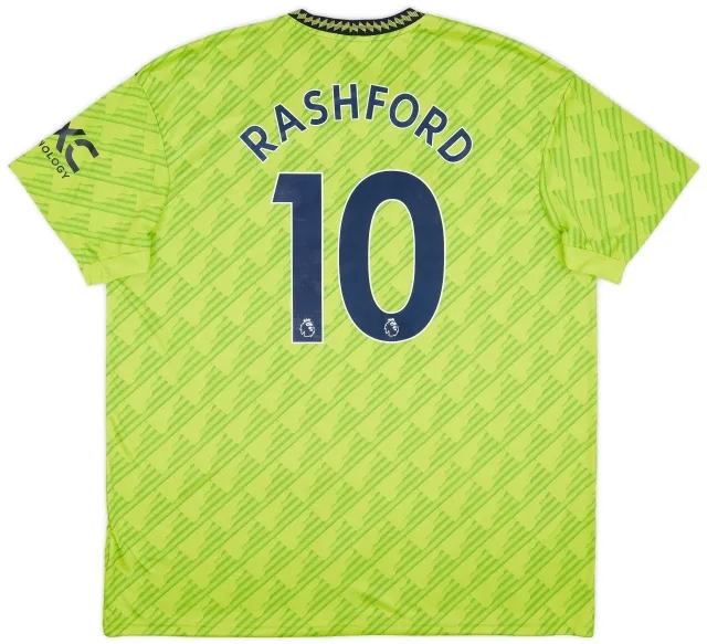 adidas 2022-23 Manchester United Third Shirt Rashford #10 (XXL)