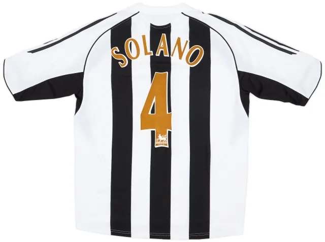adidas 2005-07 Newcastle Home Shirt Solano #4 - 6/10 - (L)