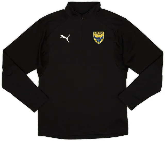 Puma 2018-19 Oxford United 1/4 Zip Training Drill Top - 8/10 - (M)