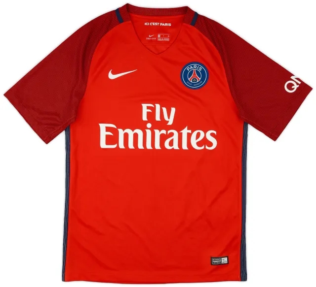 Nike 2016-17 Paris Saint-Germain Away Shirt - 8/10 - (L.Boys)