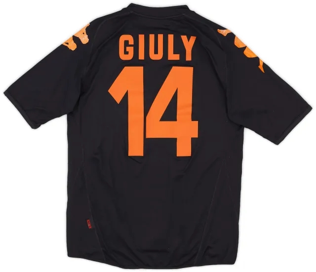 Kappa 2007-08 Roma Third Shirt Giuly #14 - 6/10 - (XL)