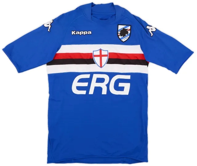 Kappa 2008-09 Sampdoria Home Shirt - 7/10 - (M)