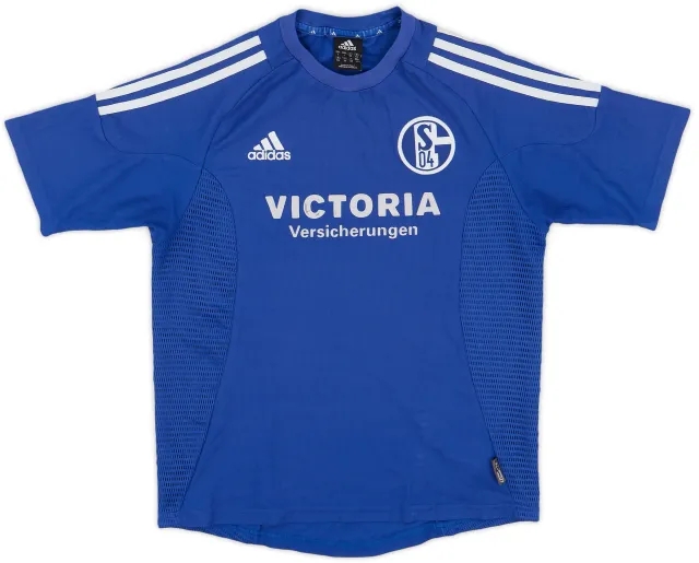 adidas 2002-04 Schalke Home Shirt - 6/10 - (Y)