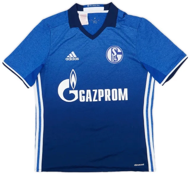 adidas 2016-18 Schalke Home Shirt - 8/10 - (XL.Boys)
