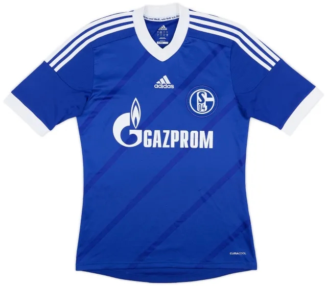 adidas 2012-14 Schalke Home Shirt - 8/10 - (S)