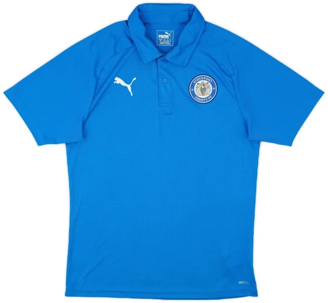 2021-22 Stockport County Puma Polo Shirt - 9/10 - (S)