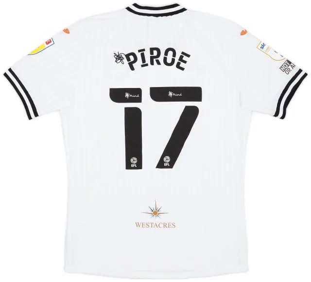 Joma 2021-22 Swansea Match Issue Home Shirt Piroe #17