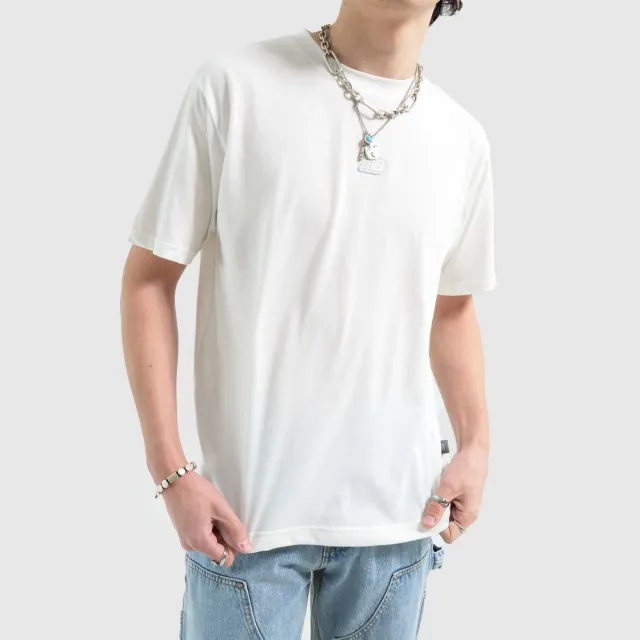 New Balance hoops on court t-shirt in white multi