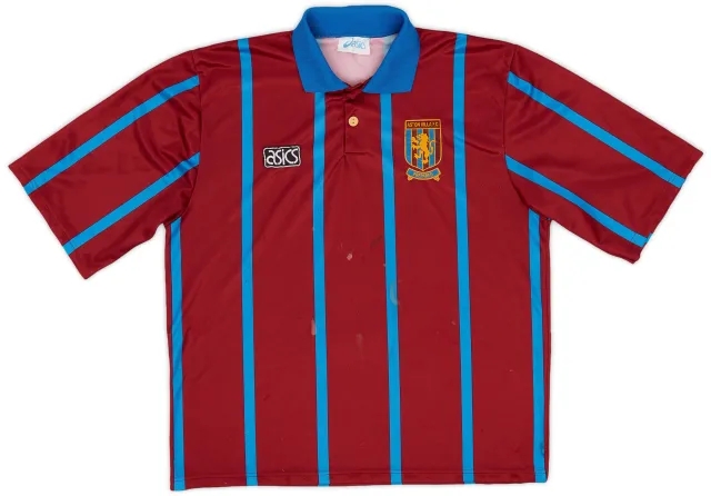 Asics 1993-95 Aston Villa Home Shirt - 5/10 - (XL)